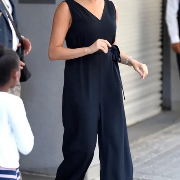 Everlane Black Japanese GoWeave Essential Jumpsuit - Picture 3 of 9